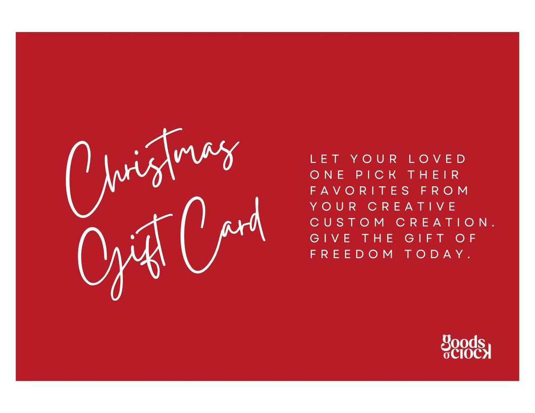 Christmas Gift Card (Virtual) - GoodsO'clock